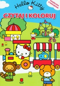 Hello Kitty. Czytaj i koloruj - okładka książki