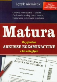 Język niemiecki. Matura. Oryginalne - okładka podręcznika