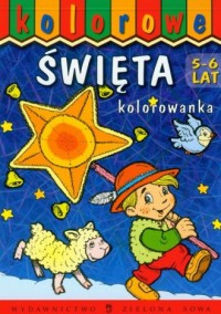 Kolorowe święta 5-6 lat - okładka książki