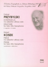 Konstrukcja Psikus na saksofon - okładka książki