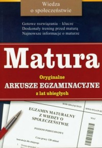 Wiedza o społeczeństwie. Matura. - okładka podręcznika