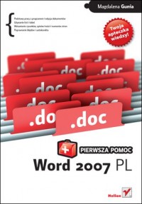 Word 2007 PL. Pierwsza pomoc - okładka książki