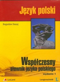 Współczesny słownik języka polskiego - okładka książki