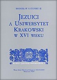Jezuici a Uniwersytet Krakowski - okładka książki