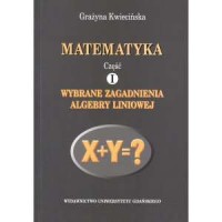 Matematyka cz. 1. Wybrane zagadnienia - okładka książki