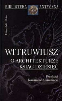 O architekturze ksiąg dziesięć. - okładka książki