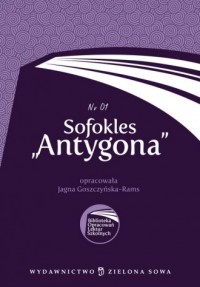 Antygona. Sofokles. Seria: Biblioteka - okładka podręcznika