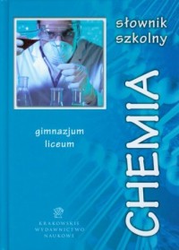 Słownik szkolny. Chemia - okładka książki