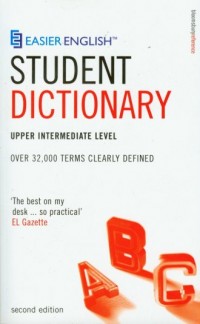 Easier English Student Dictionary. - okładka książki