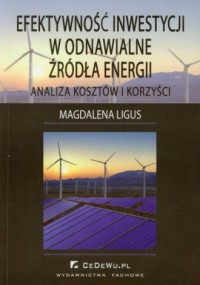 Efektywność inwestycji w odnawialne - okładka książki