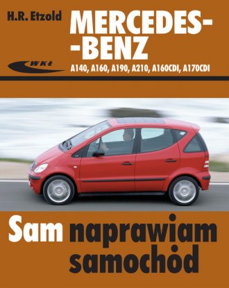 Mercedes-Benz A140, A160, A190, - okładka książki