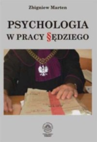 Psychologia w pracy sędziego - okładka książki