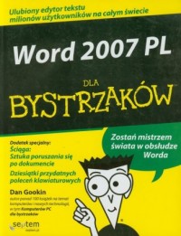 Word 2007 PL dla bystrzaków - okładka książki