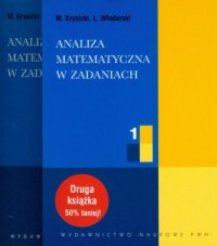 Analiza matematyczna w zadaniach. - okładka książki