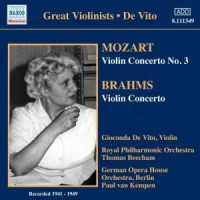 Great Violinists - De Vito - okładka płyty