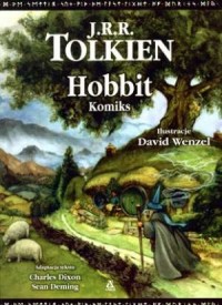 Hobbit komiks - okładka książki
