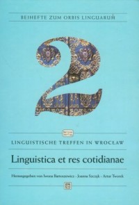 Linguistica et res cotidianae - okładka książki