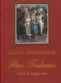 Pan Tadeusz (tekst polski i angielski) - okładka książki