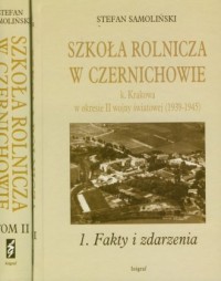 Szkoła rolnicza w Czernichowie. - okładka książki