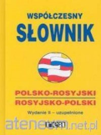 Współczesny słownik polsko-rosyjski, - okładka książki