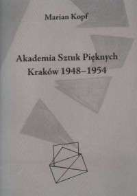 Akademia Sztuk Pięknych Kraków - okładka książki