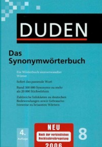 Duden BD.8. Das Synonymwoerterbuch - okładka książki