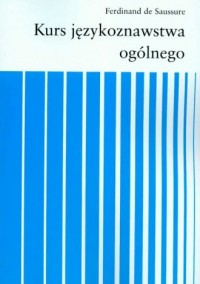 Kurs językoznawstwa ogólnego - okładka książki