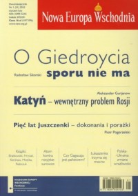 Nowa Europa Wschodnia 1/2010 - okładka książki