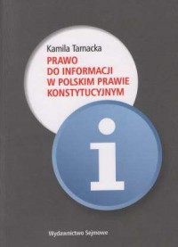 Prawo do informacji w polskim prawie - okładka książki