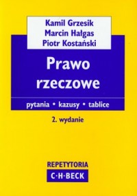 Prawo rzeczowe - okładka książki