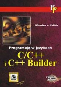 Programuję w językach C/C++ i C++ - okładka książki