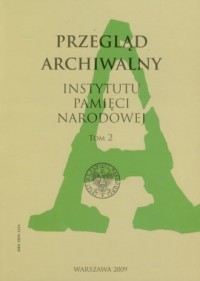 Przegląd Archiwalny Instytutu Pamięci - okładka książki