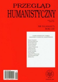 Przegląd humanistyczny 5/6(416/417) - okładka książki