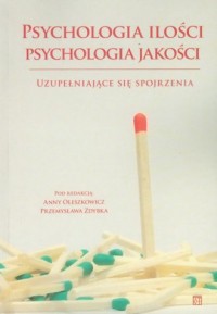 Psychologia ilości psychologia - okładka książki