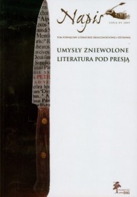 Umysły zniewolone. Literatura pod - okładka książki