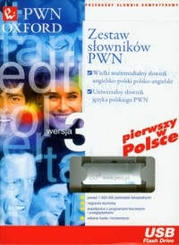 Uniwersalny słownik języka polskiego. - okładka książki