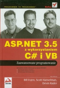 ASP.NET 3.5 z wykorzystaniem C# - okładka książki