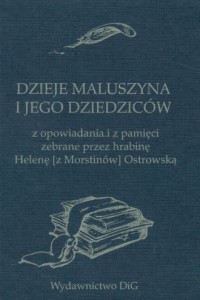 Dzieje Maluszyna i jego dziedziców - okładka książki