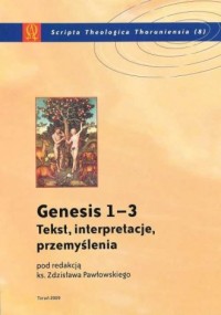 Genesis 1-3. Tekst, interpretacje, - okładka książki