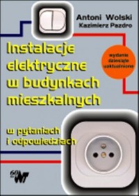 Instalacje elektryczne w budynkach - okładka książki