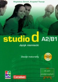 Język niemiecki. Studio d A2/B1. - okładka podręcznika