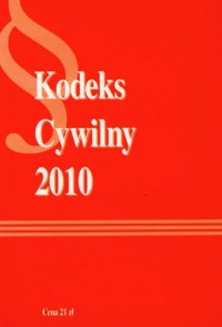 Kodeks cywilny 2010 - okładka książki