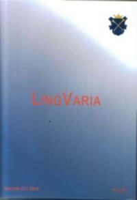 Lingvaria nr 2 (8) 2009 - okładka książki