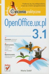 OpenOffice.ux.pl 3.1. Ćwiczenia - okładka książki