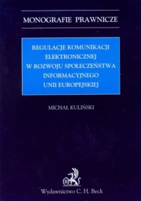 Regulacje komunikacji elektronicznej - okładka książki