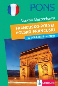 Słownik kieszonkowy francusko-polski, - okładka książki