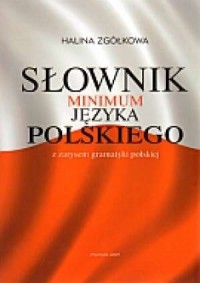 Słownik minimum języka polskiego - okładka książki