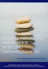 Strategia zarządzania uczelnią - okładka książki