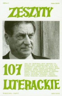 Zeszyty Literackie 107. Claudio - okładka książki