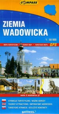 Ziemia Wadowicka (mapa turystyczna) - okładka książki